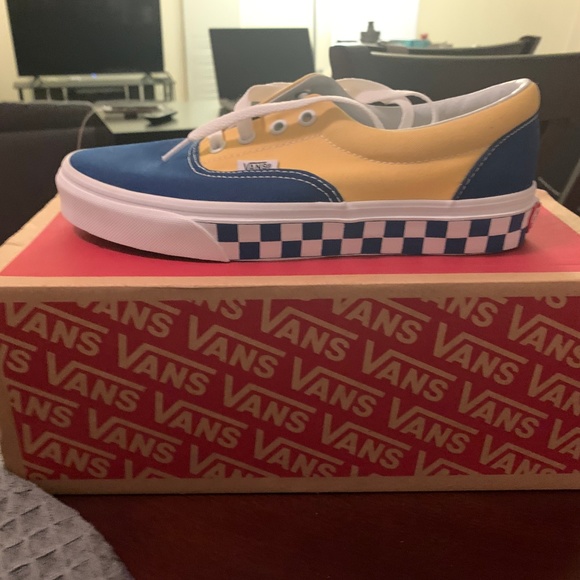 Vans Checkered Blue & Yellow Limited Edition - Picture 2 of 3